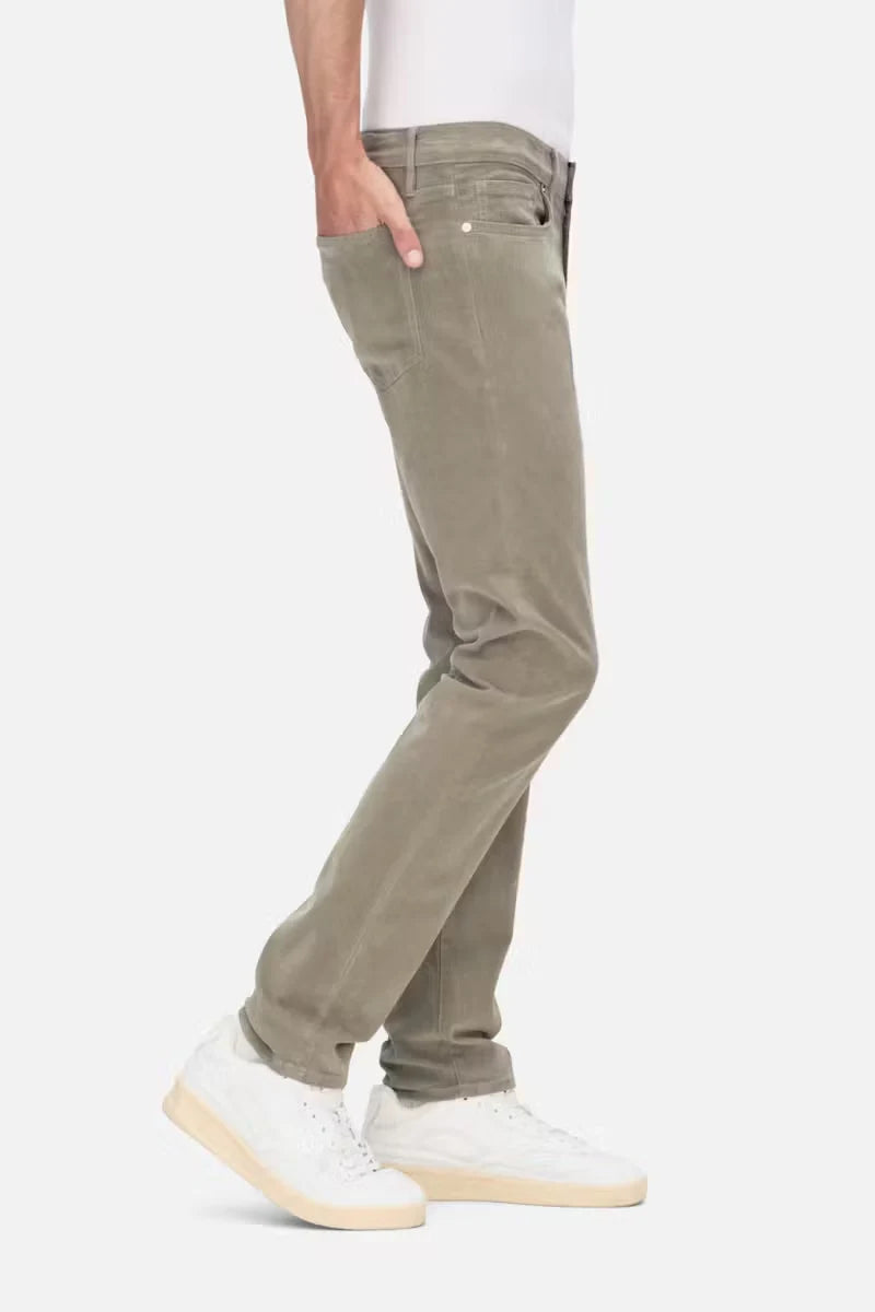 L'Homme Slim Brushed Twill Pants FRAME   