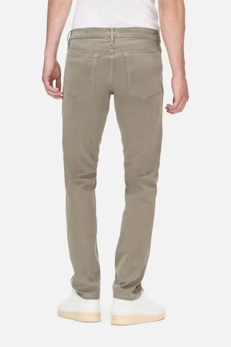 L'Homme Slim Brushed Twill Pants FRAME   