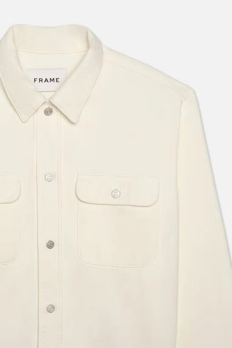 Textured Terry Overshirt Shirts FRAME   