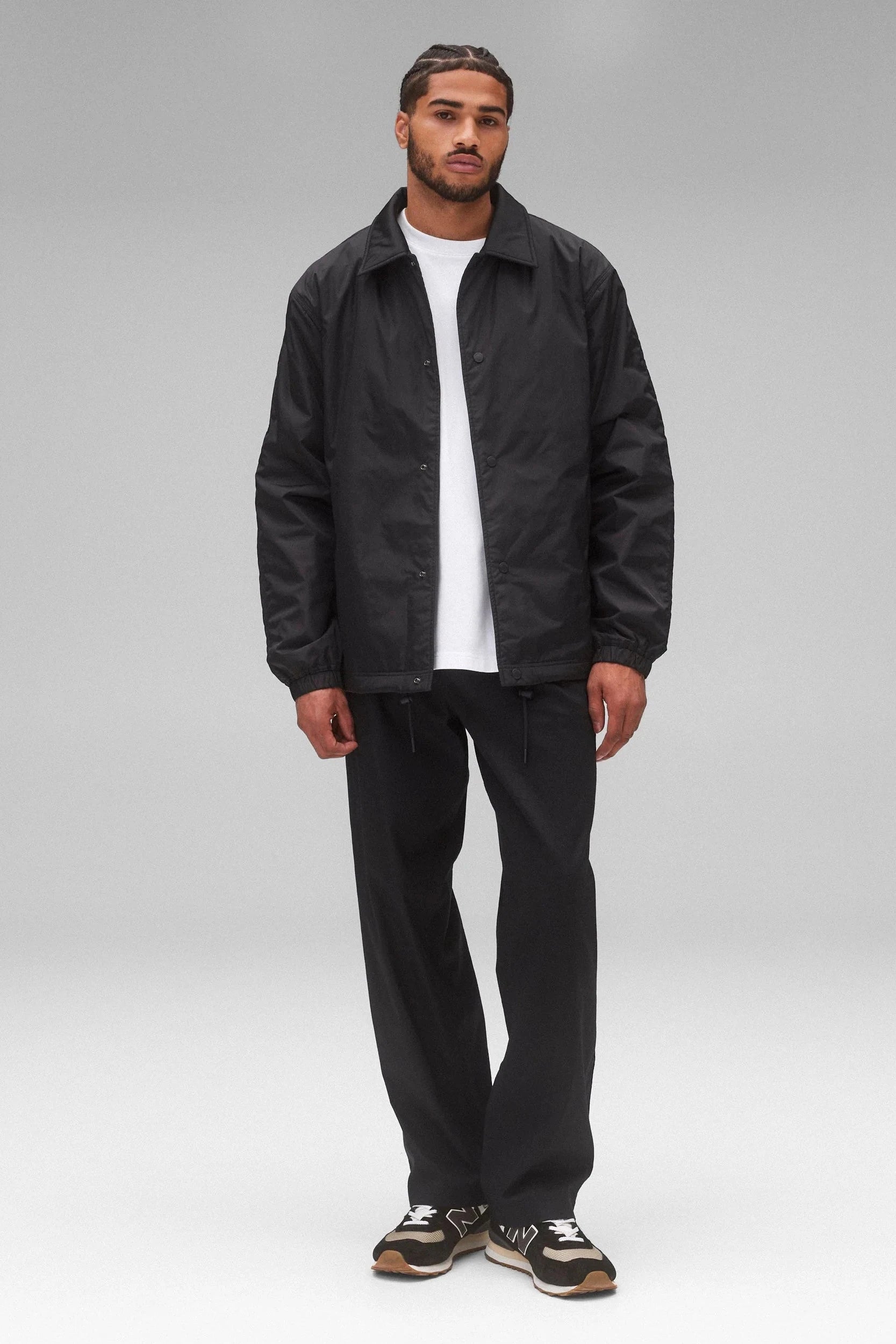 Econyl Satin Nylon Coach’s Jacket Jackets Reigning Champ