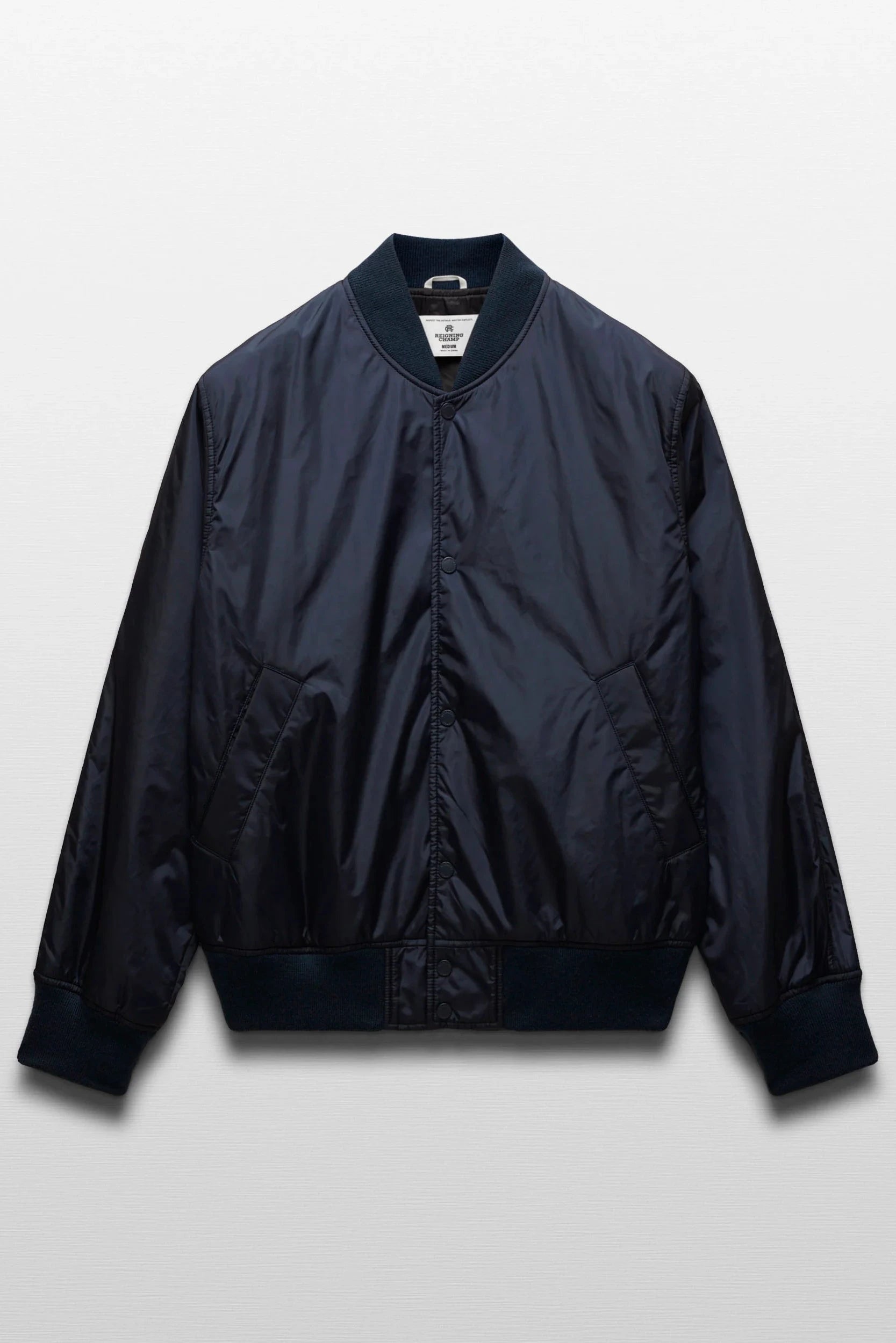 Econyl Satin Nylon Stadium Jacket – Ray Rickburn Econyl Satin Nylon Stadium Jacket – Ray Rickburn