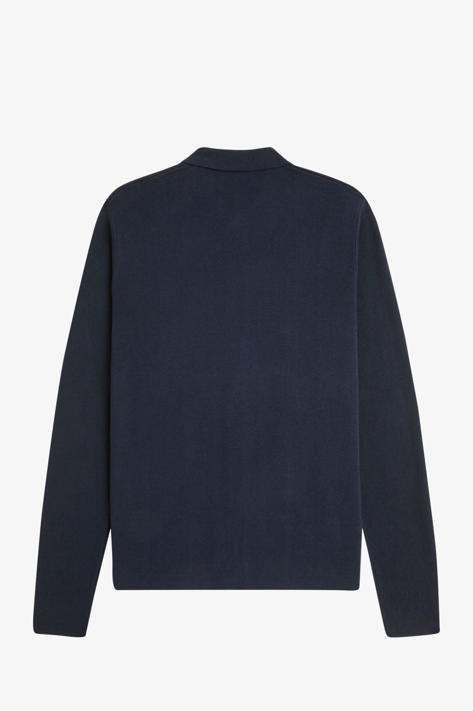 Button Through Knitted Shirt Shirts Fred Perry