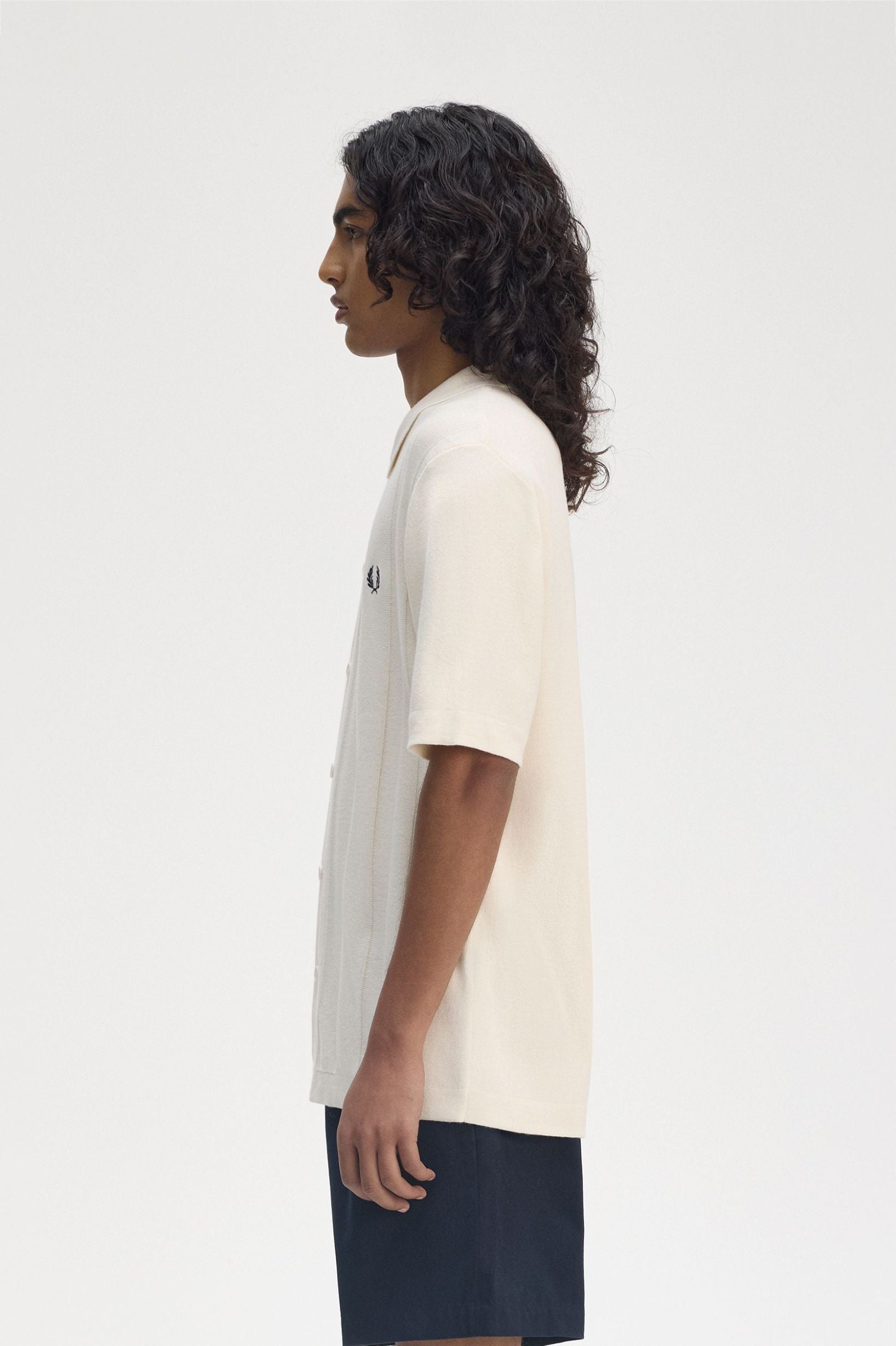 Button Through Shirt Shirts Fred Perry