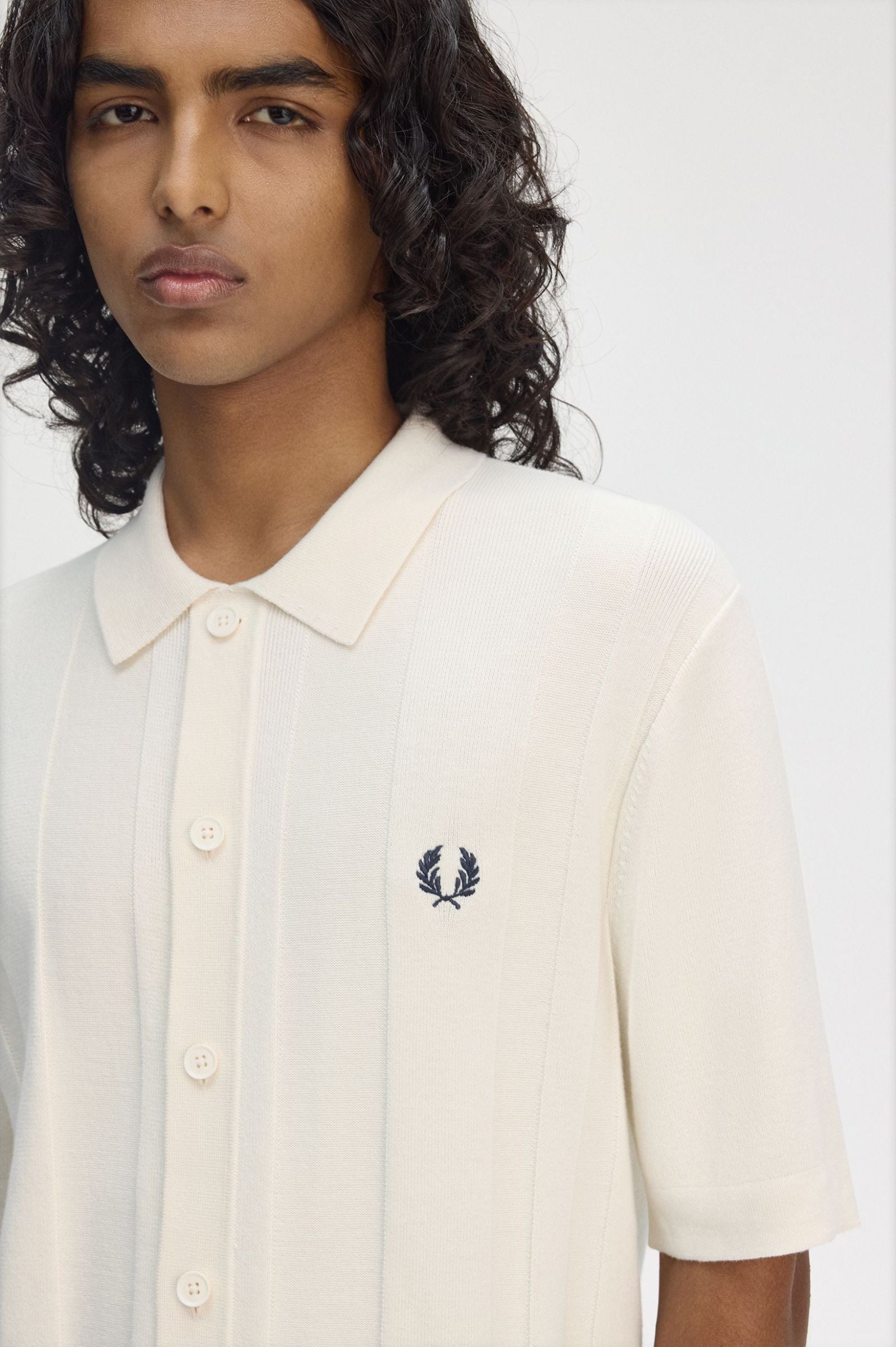 Button Through Shirt Shirts Fred Perry