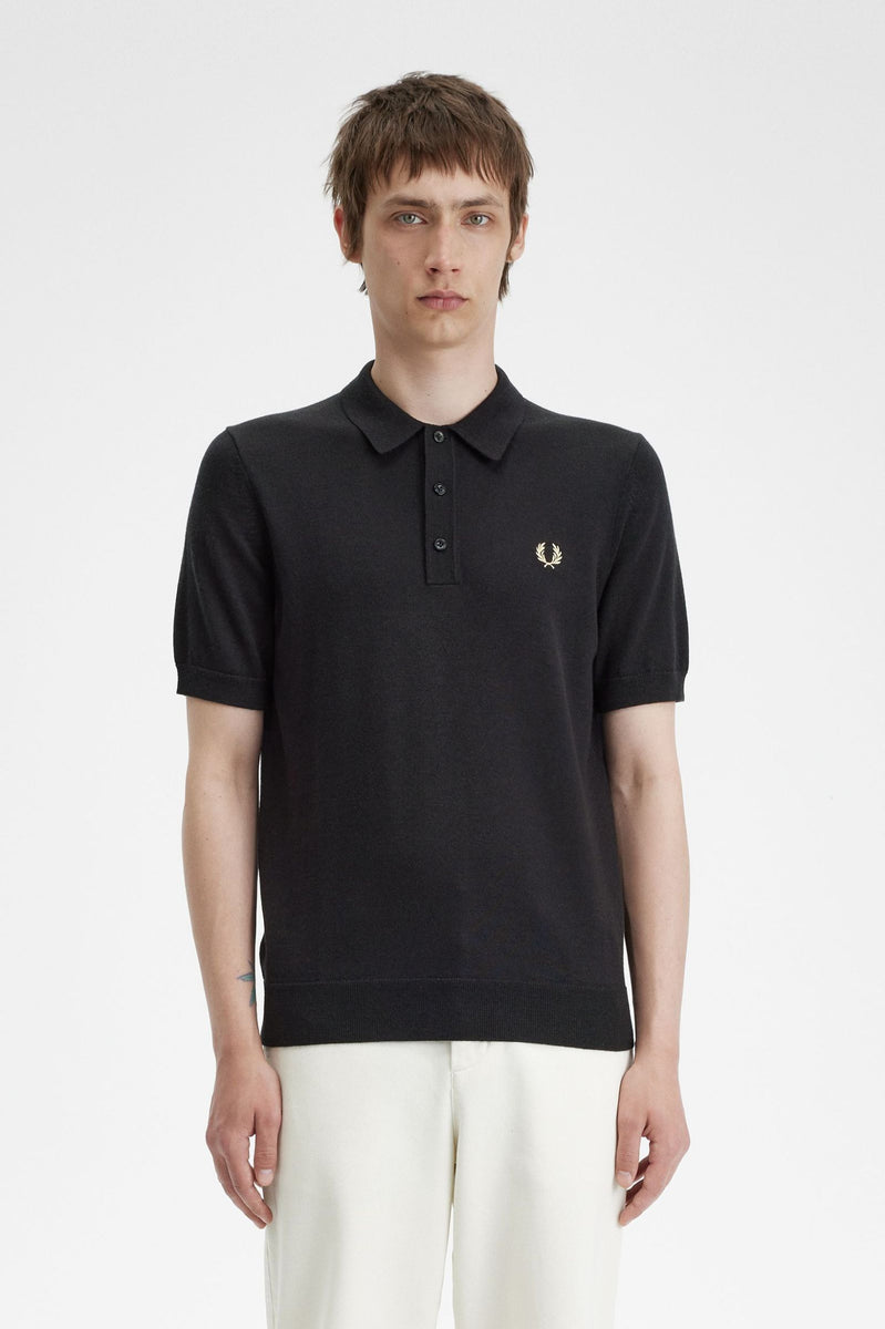 トップス Ray BEAMS FRED PERRY / RIB KNITTED SHIRT Ray BEAMS（レイ ビームス）【別注】FRED PERRY / リブ ニット シャツ