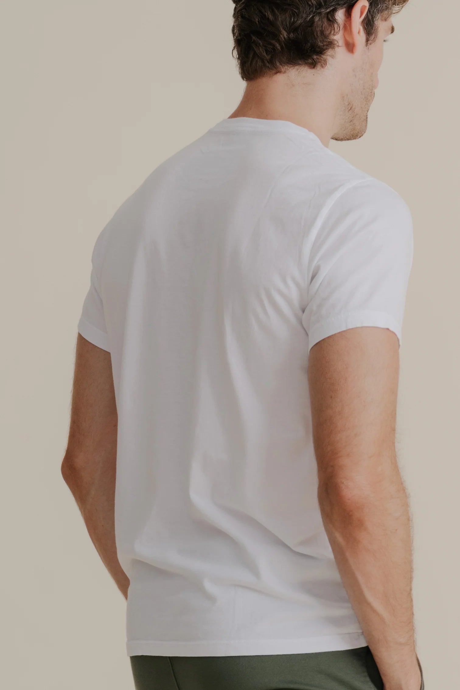 Short Sleeve Supima Crew Tee T-Shirts Save Khaki United