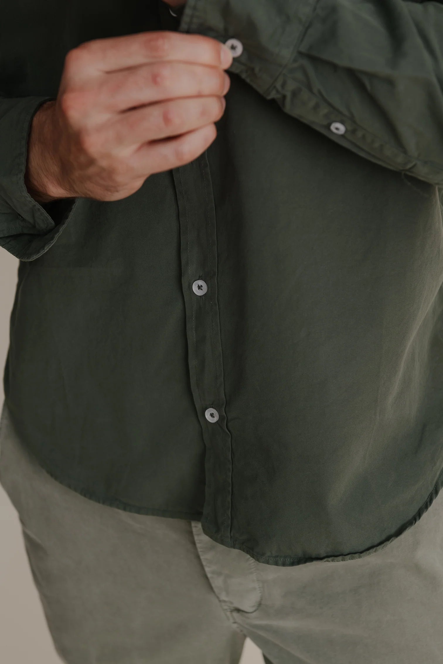 Poplin Standard Shirt Shirts Save Khaki United