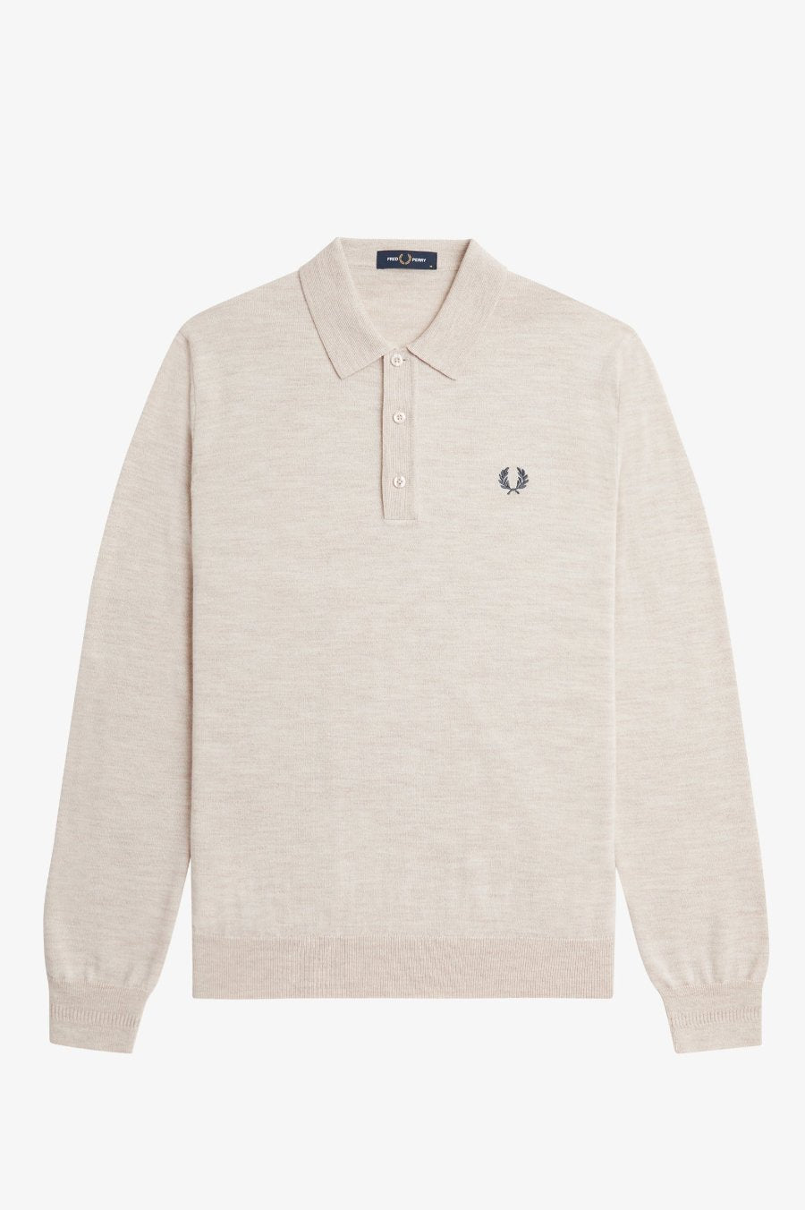 Long Sleeve Knitted Shirt Polos Fred Perry