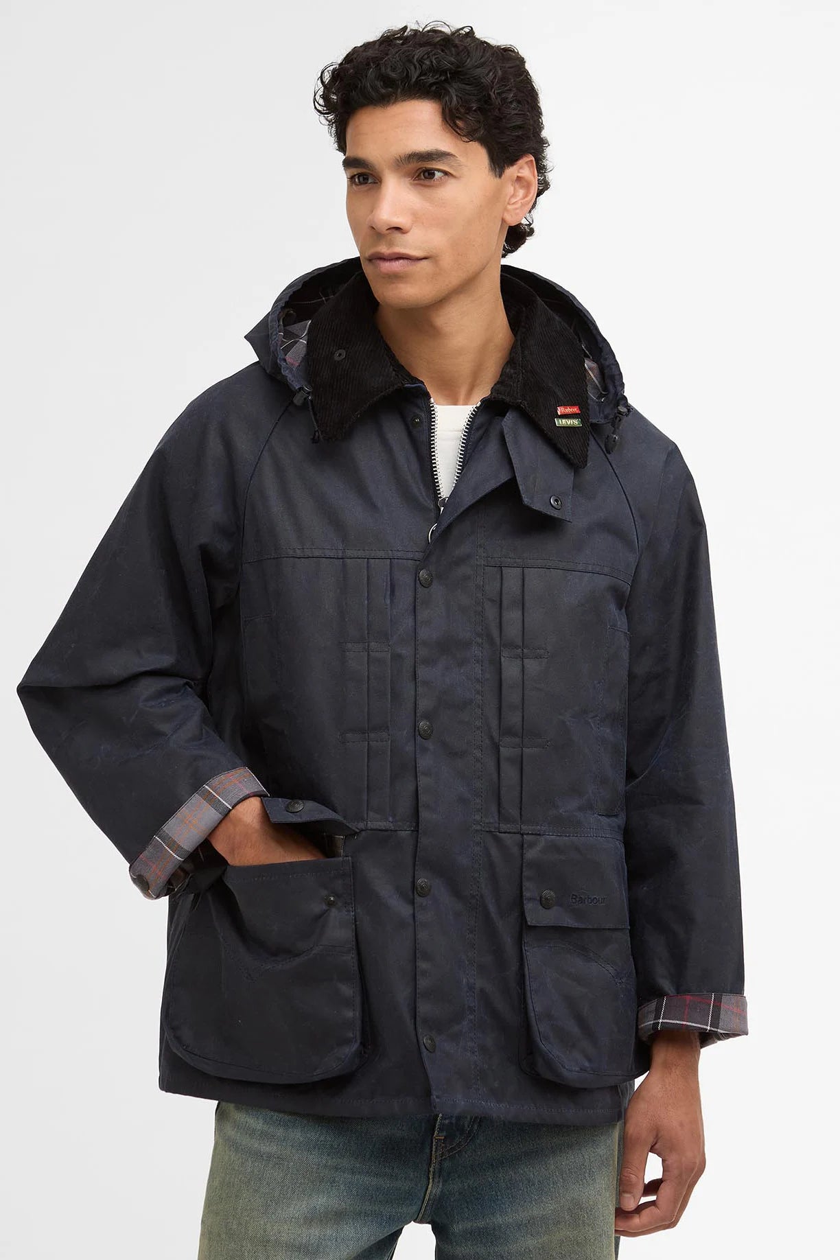 Barbour x Levi's Oversized Bedale Waxed Jacket – Ray Rickburn Barbour x Levi's Oversized Bedale Waxed Jacket – Ray Rickburn