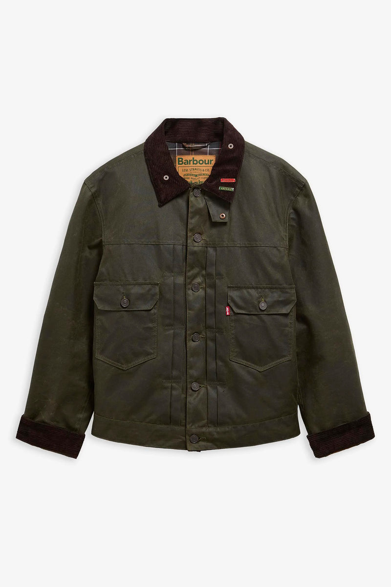 Levi’s® × Barbour Type II Waxed Jacket S MWX2522OL51_02flatcopy_1200x12