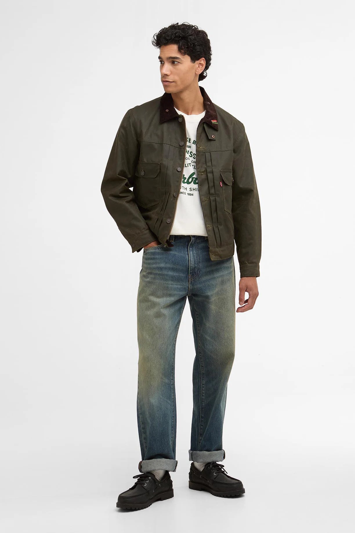 Barbour x Levi's Type II Waxed Jacket – Ray Rickburn Barbour x Levi's Type II Waxed Jacket – Ray Rickburn