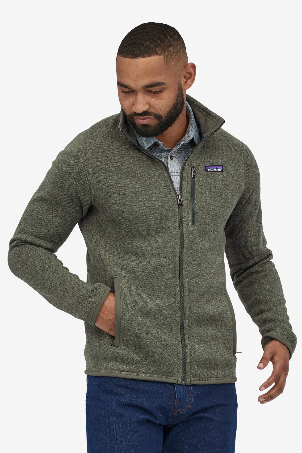 Patagonia Men's Better Sweater Jacket (Nouveau Green) Fleece