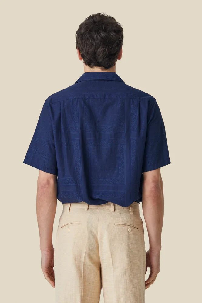 Classic Paisley Jacquard Shirt Shirts Portuguese Flannel   