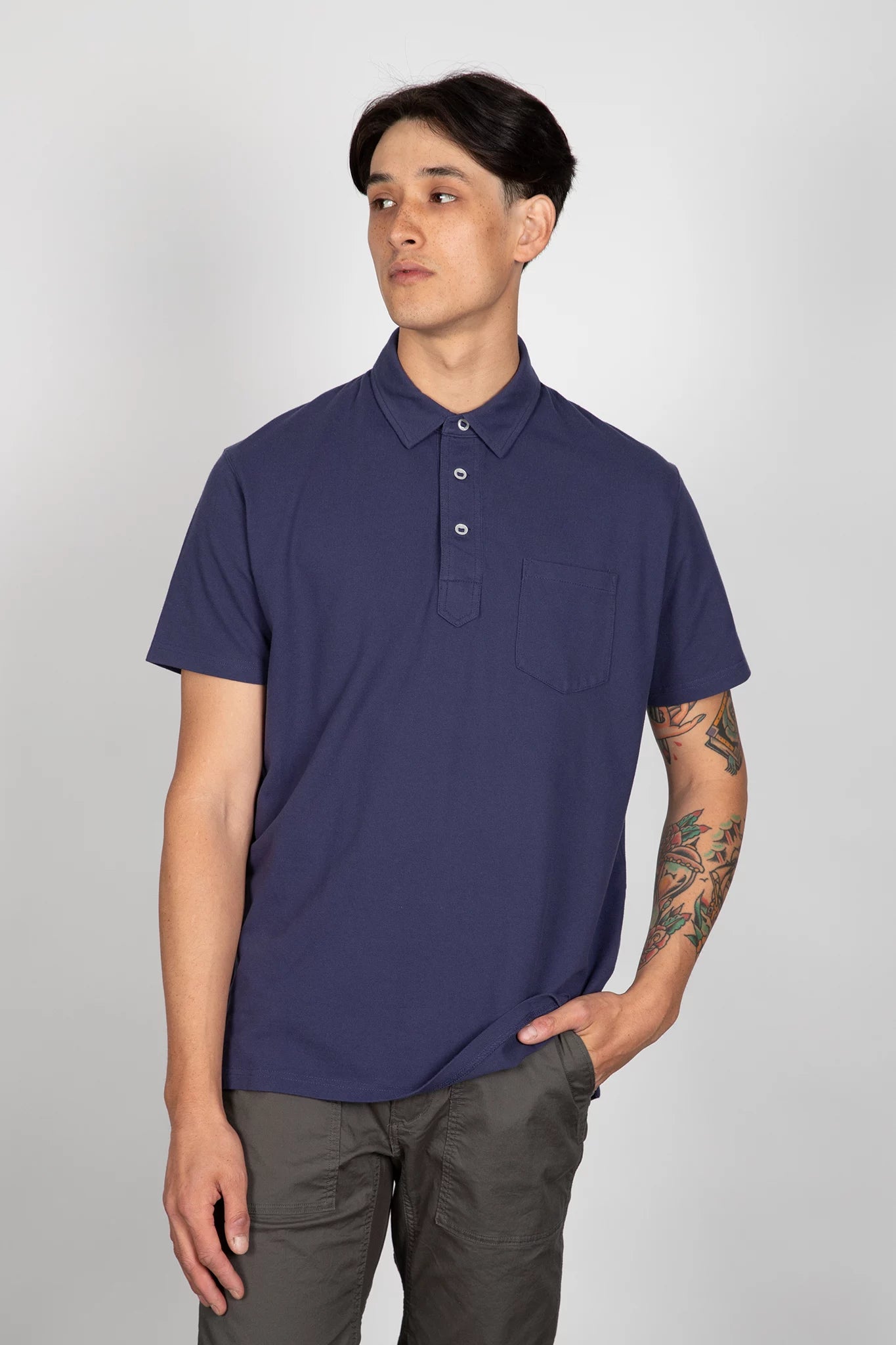 Pique Slot Polo Polos Relwen