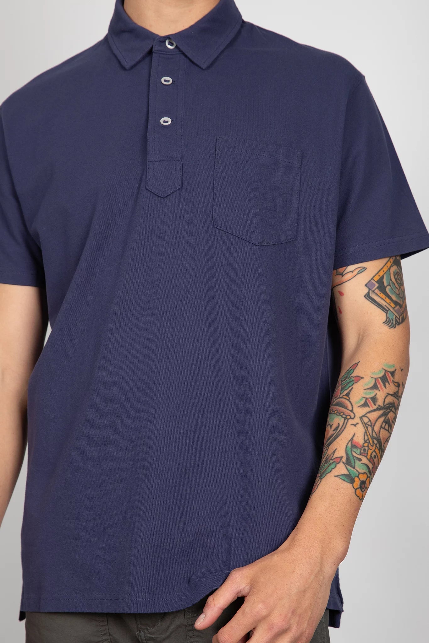 Pique Slot Polo Polos Relwen