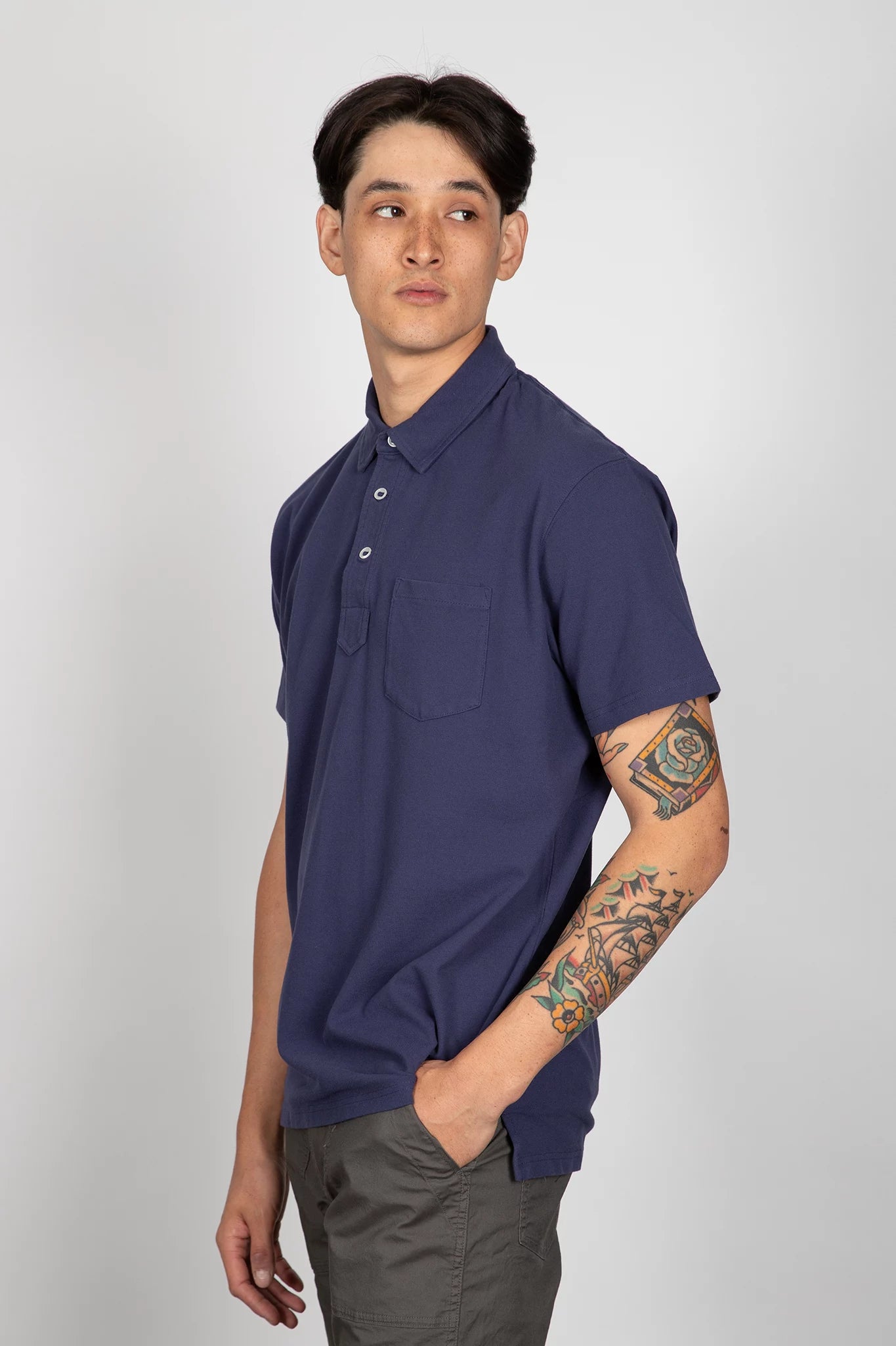 Pique Slot Polo Polos Relwen