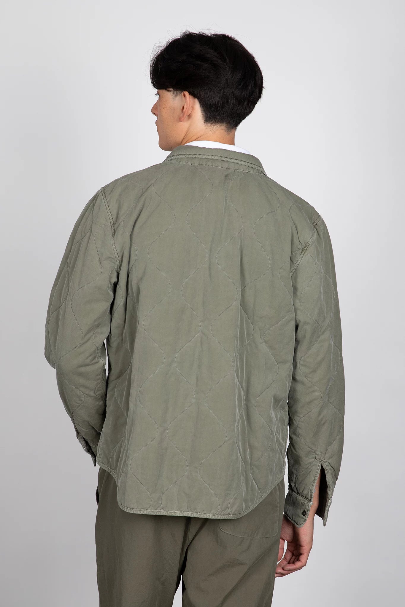 Flight Quilted Shirt Jacket Jackets Save Khaki United