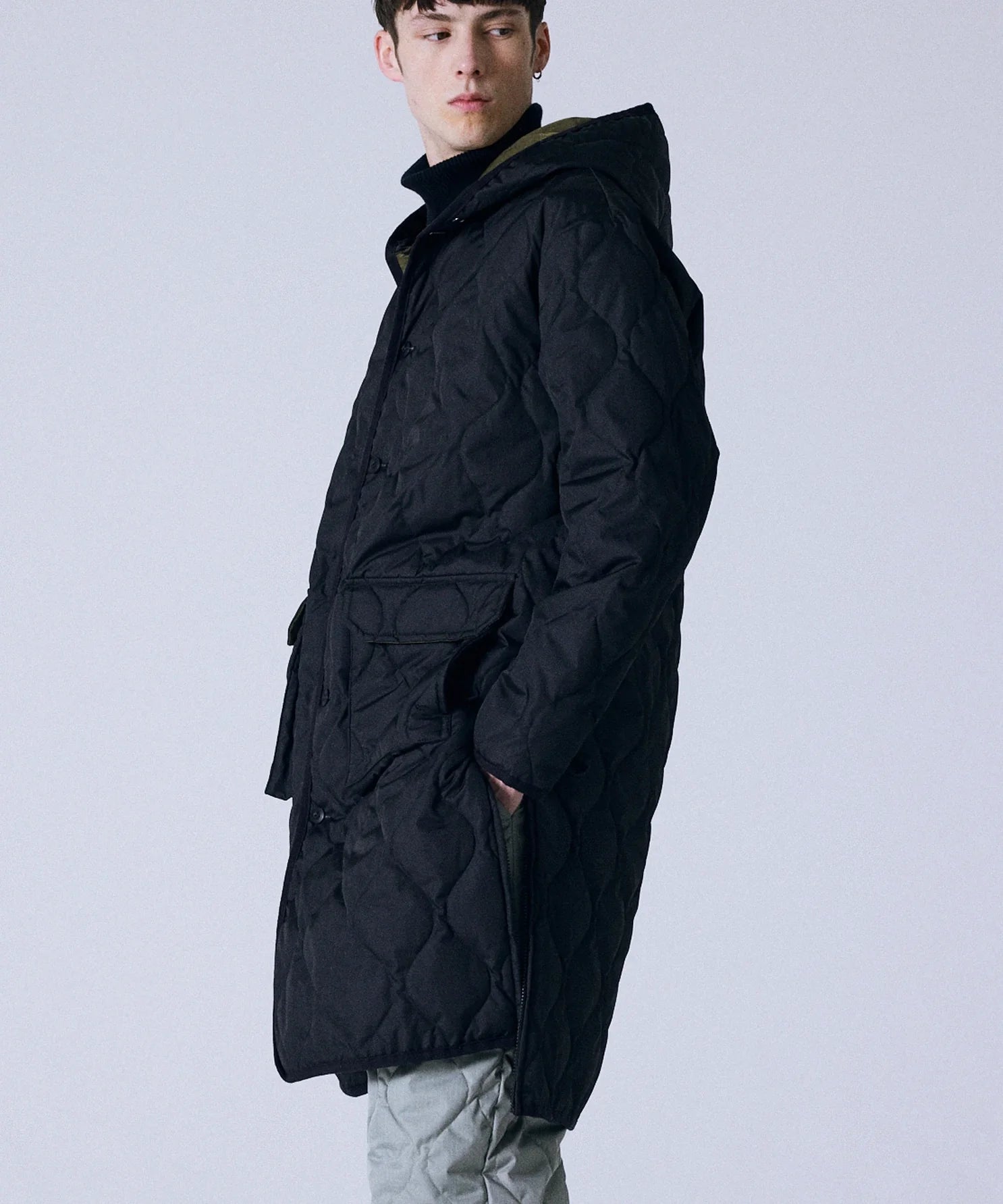 Military Hood Long Down Coat Jackets Taion