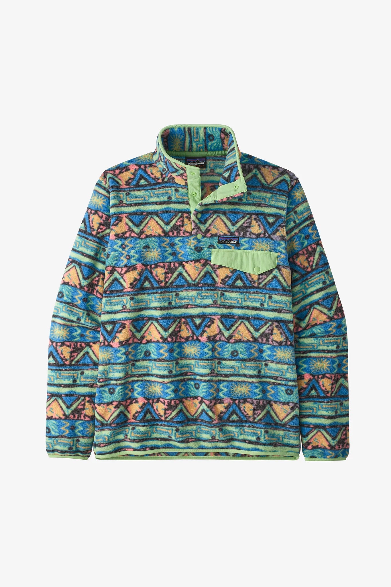 Men&#39;s Lightweight Synchilla® Snap-T® Fleece Pullover Jackets Patagonia   