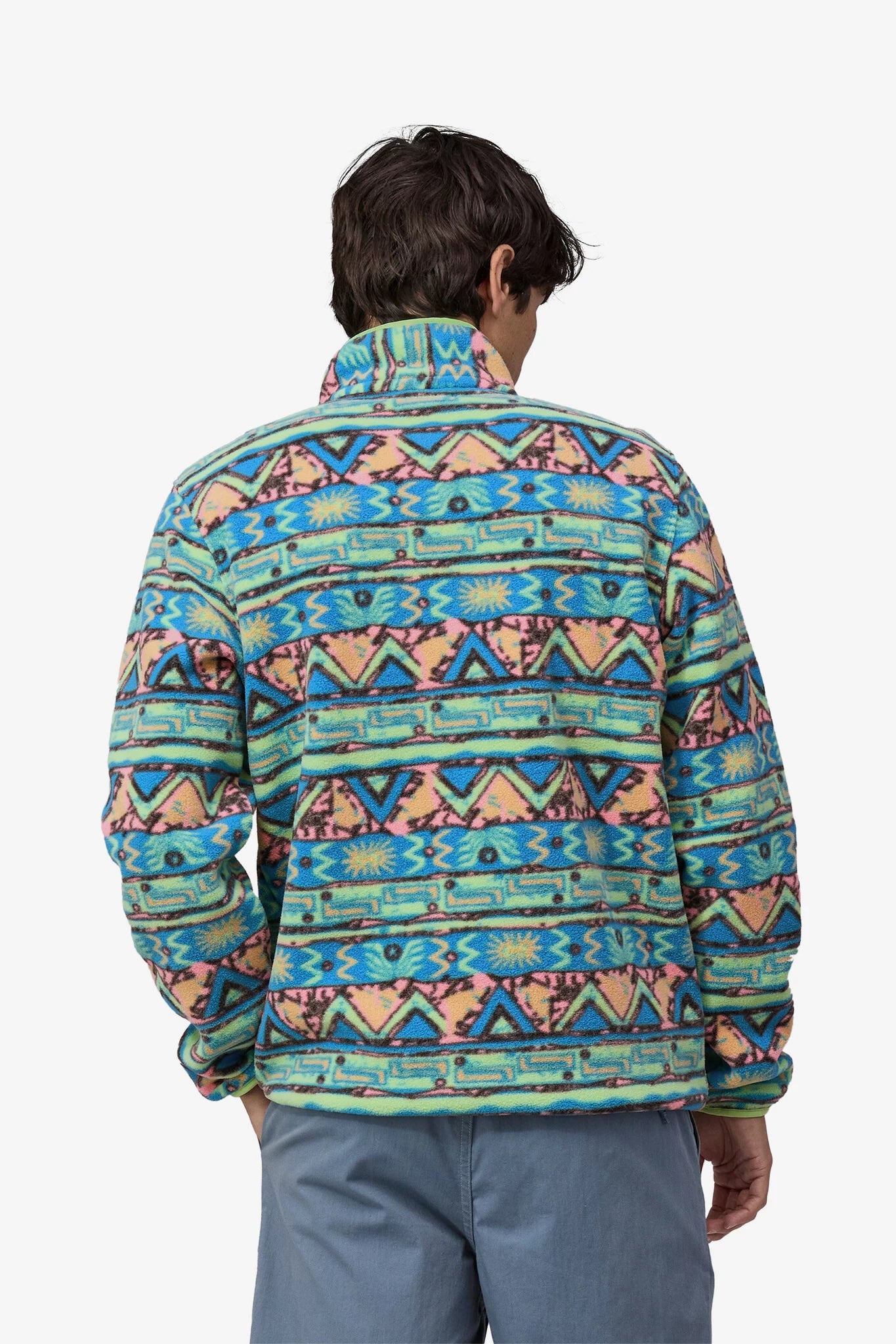 Men&#39;s Lightweight Synchilla® Snap-T® Fleece Pullover Jackets Patagonia   