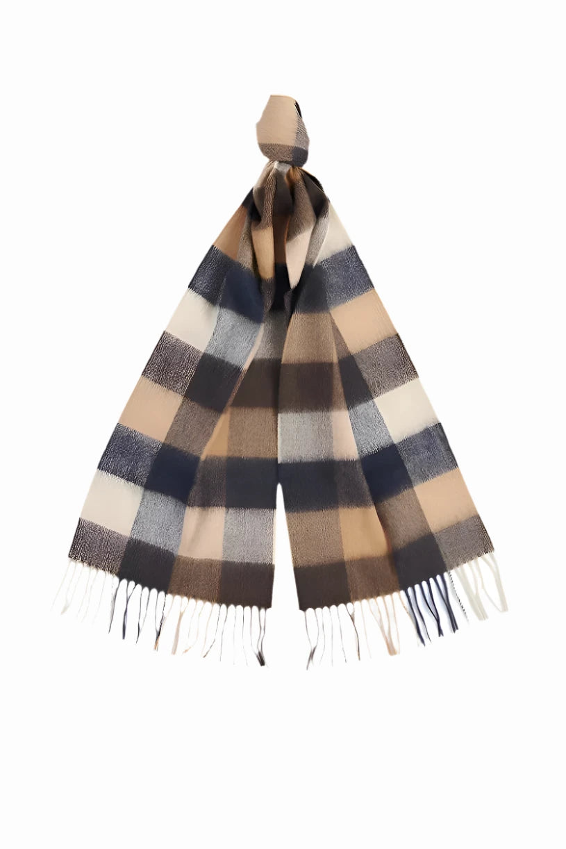Wool Cashmere Tartan Scarf Ray Rickburn