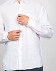 Miami Long Sleeve Linen Shirt Shirts Benson Apparel   