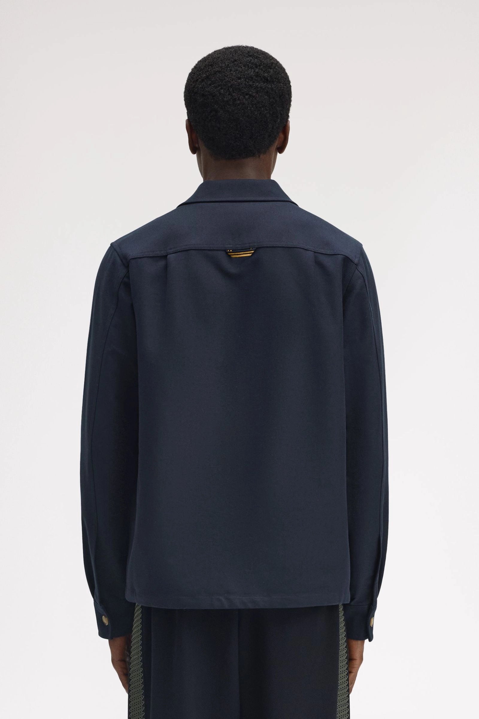 Brushed Twill Overshirt Shirts Fred Perry