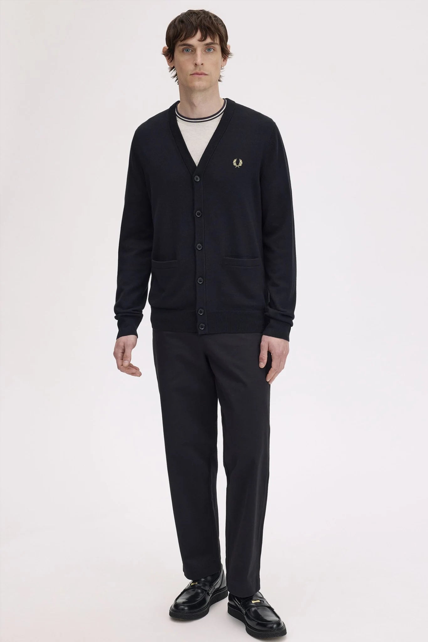Classic Cardigan Sweaters Fred Perry