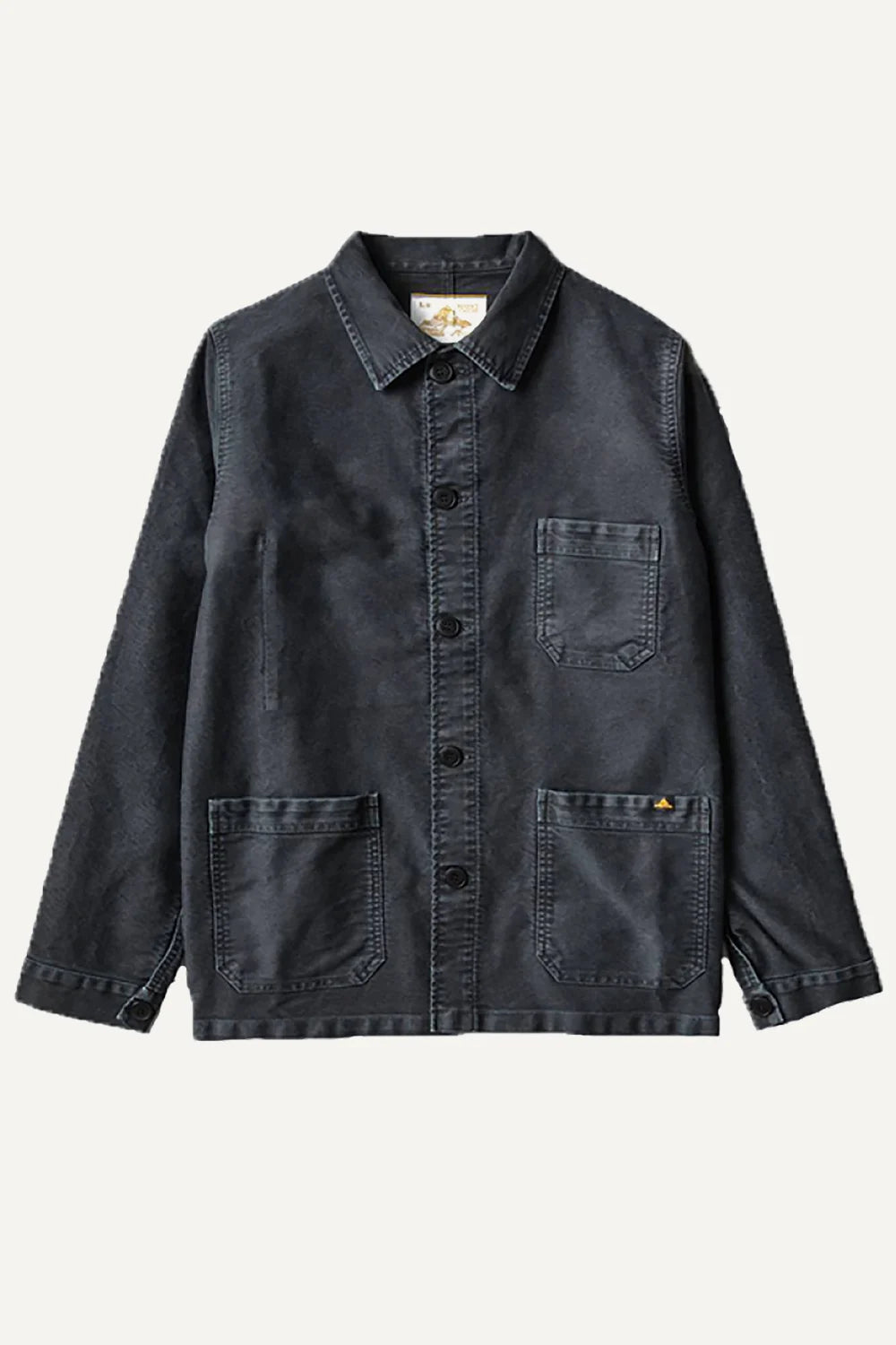 Vintage Washed Work Jacket Jackets Le Mont St. Michel