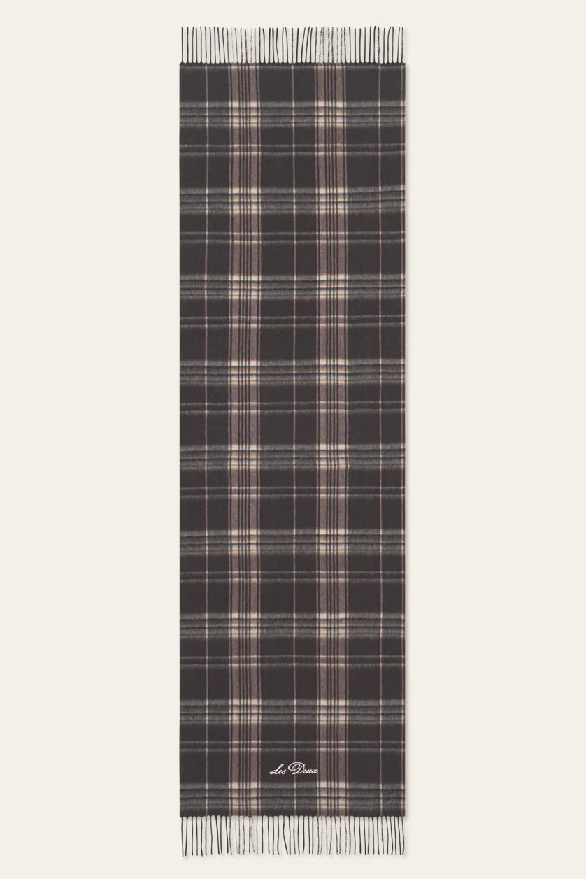 Check Wool Scarf Scarves Les Deux