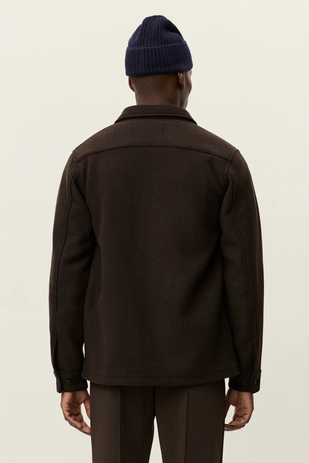 Jason Solid Wool Overshirt OverShirt Les Deux