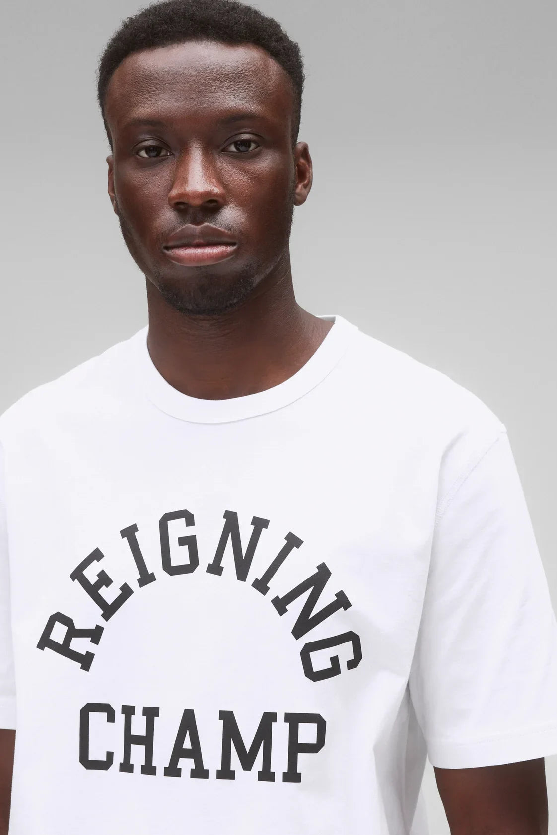 Lightweight Jersey Arch Logo Standard T-Shirt T-Shirts Reigning Champ