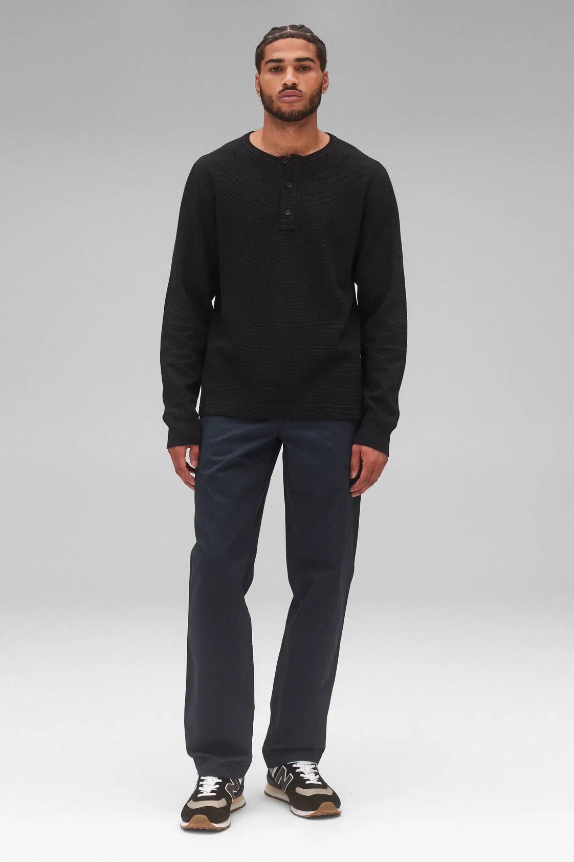 Lightweight Waffle Standard Henley T-Shirts Reigning Champ