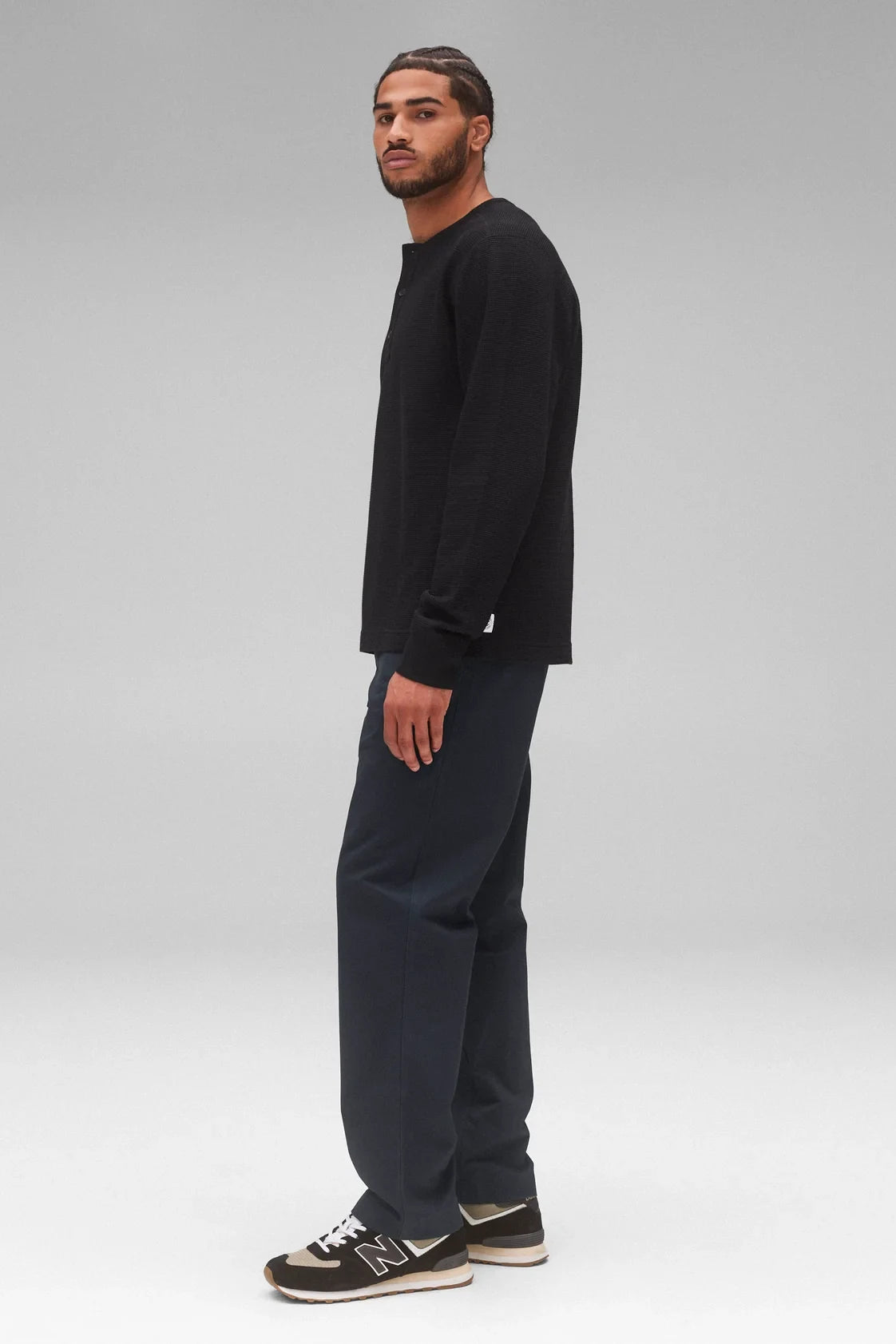 Lightweight Waffle Standard Henley T-Shirts Reigning Champ
