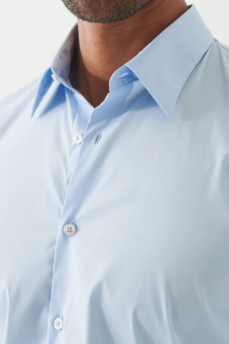 Cotton Stretch Darted Shirt Shirts Patrick Assaraf