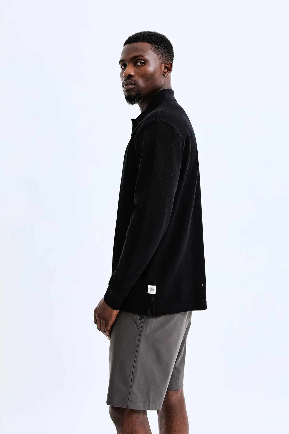 Athletic Pique Academy Standard Long Sleeve Polo Polos Reigning Champ