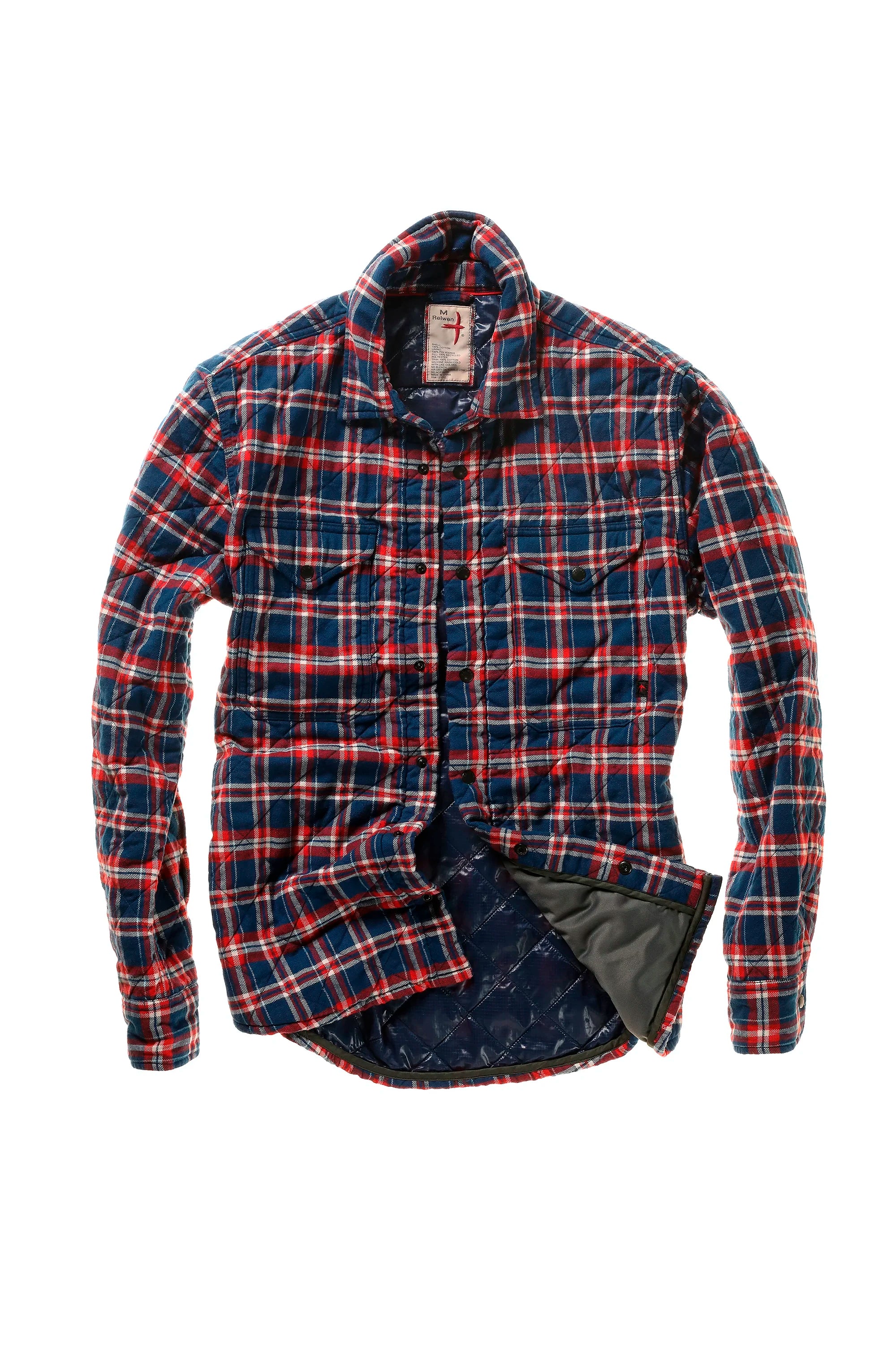 Quilted plaid jacket online