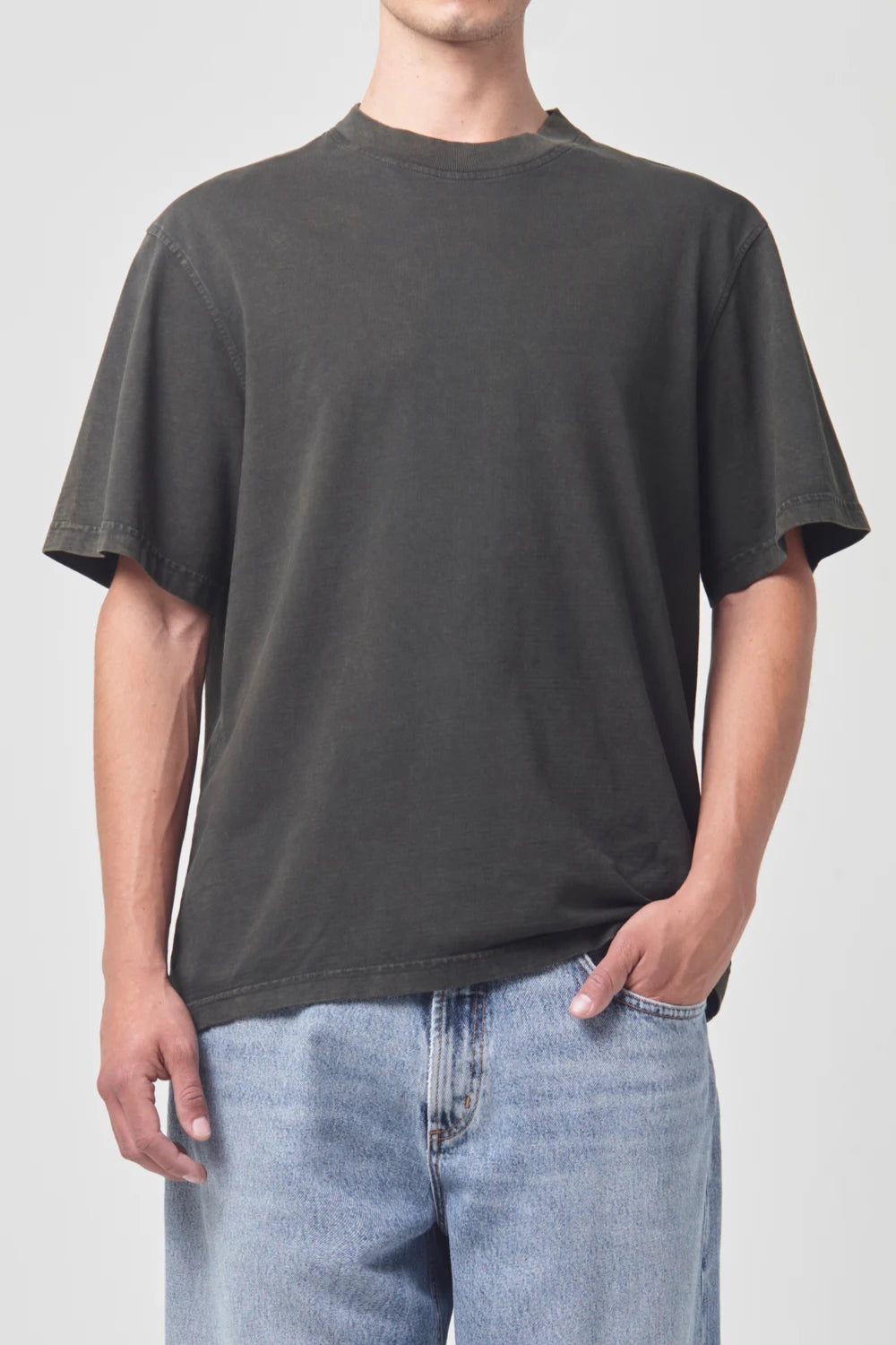 Asha Mock Neck Tee T-Shirts AGOLDE