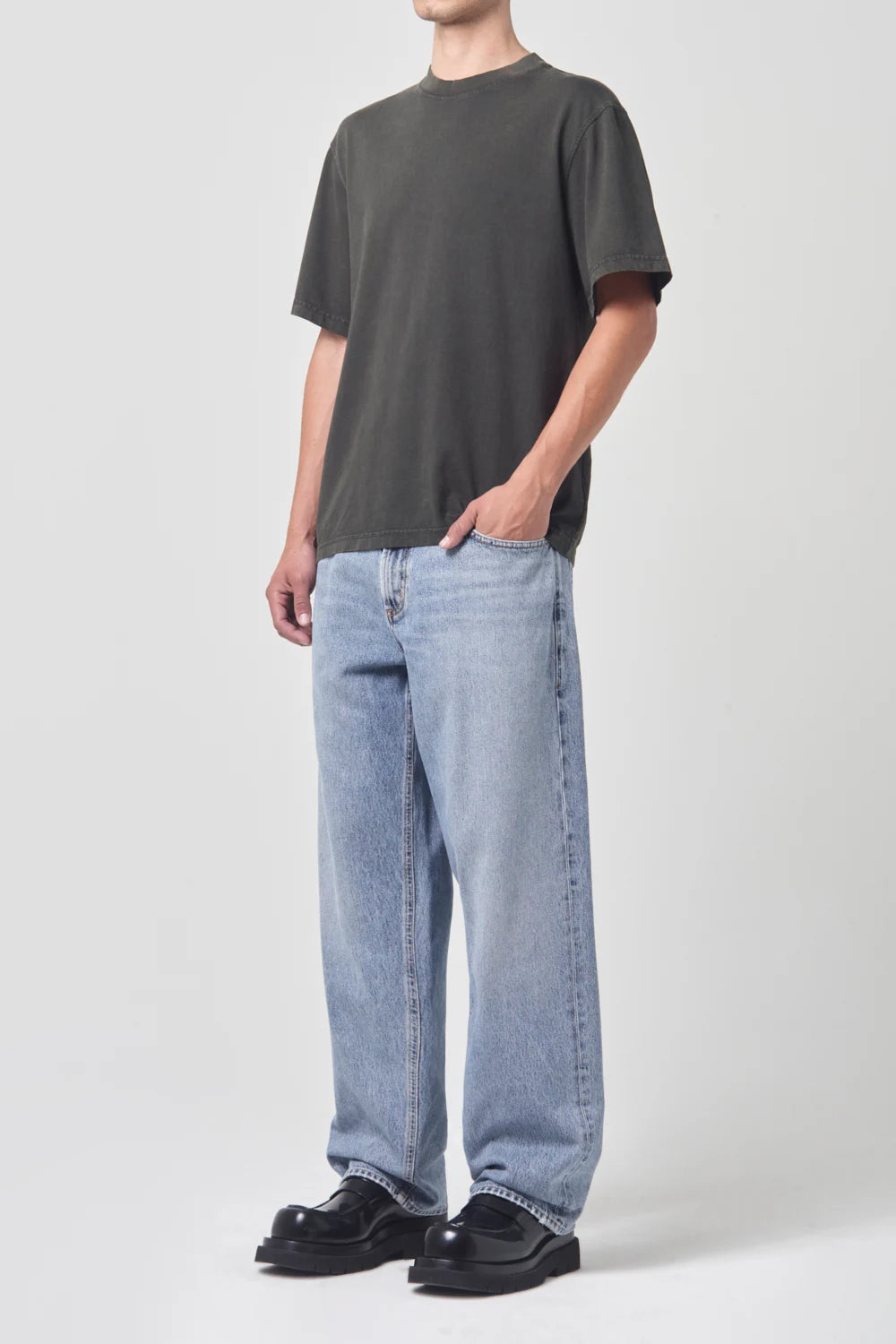Asha Mock Neck Tee T-Shirts AGOLDE