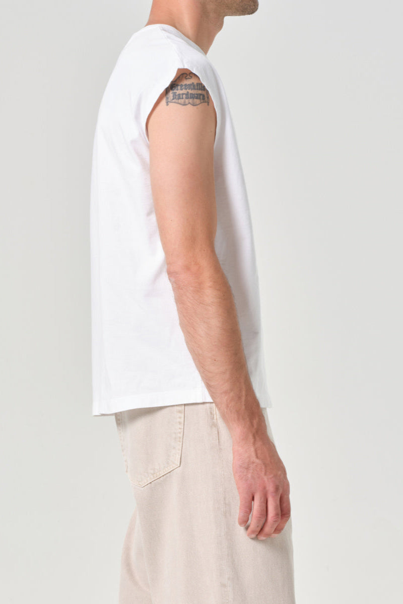 Leonard Sleeveless Tee Tank Top AGOLDE