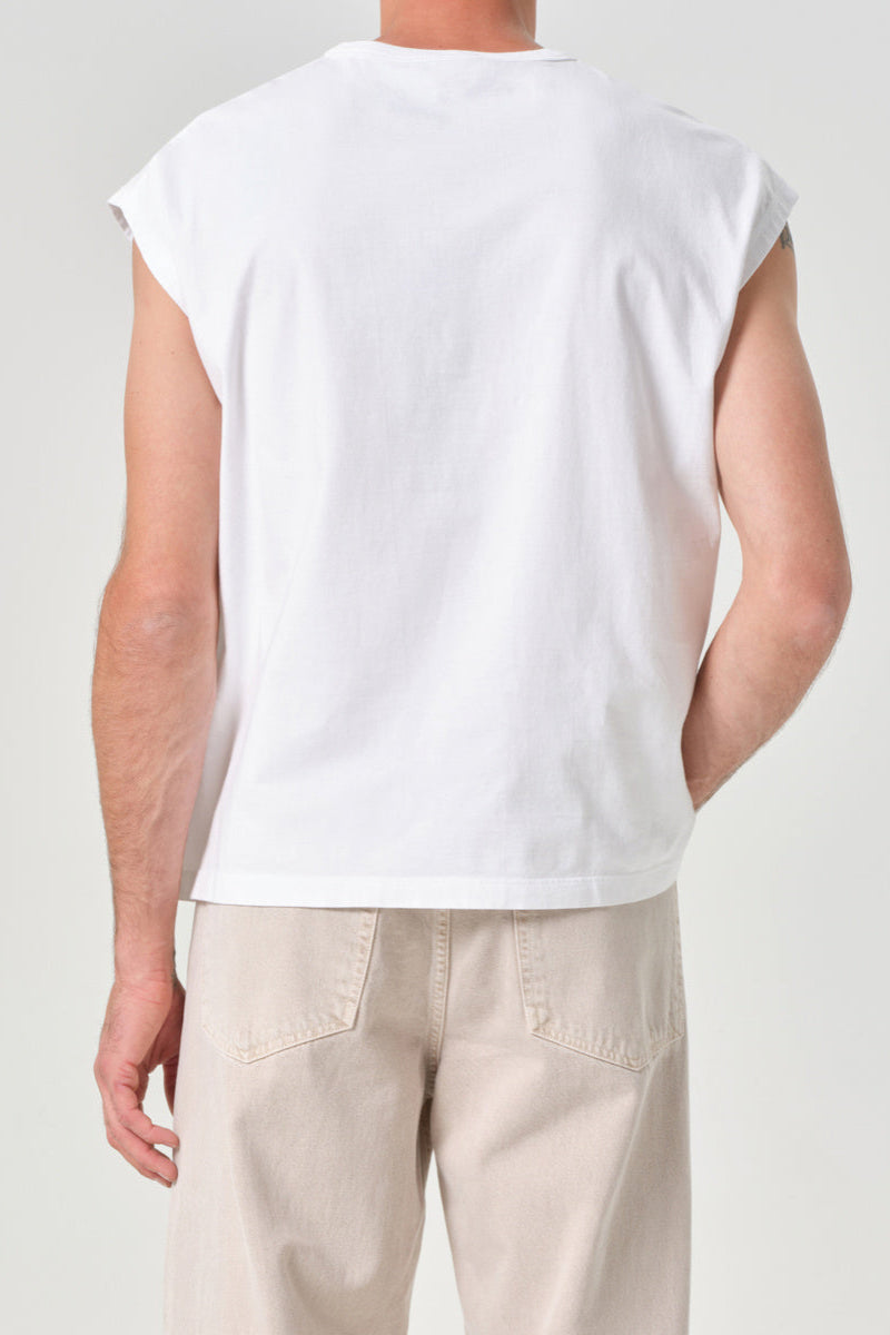 Leonard Sleeveless Tee Tank Top AGOLDE