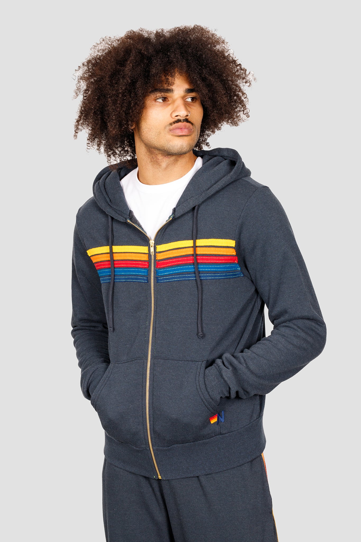 5 Stripe Hoodie Sweaters & Knits Aviator Nation   