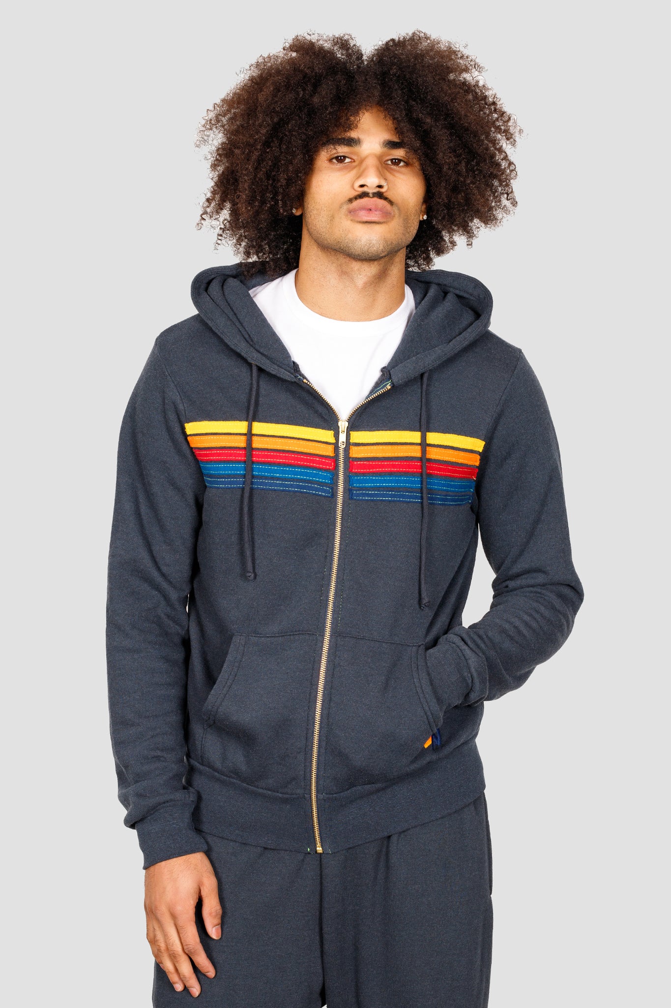 5 Stripe Hoodie Sweaters Aviator Nation