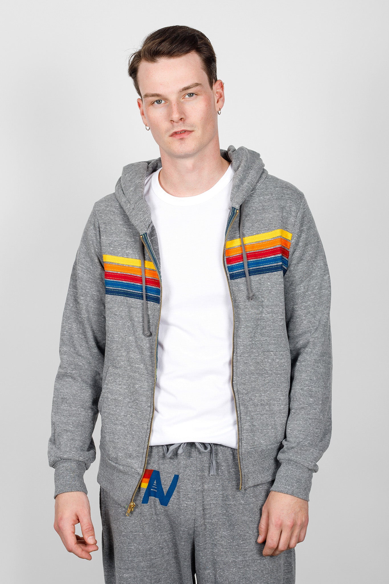 5 Stripe Hoodie Sweaters Aviator Nation