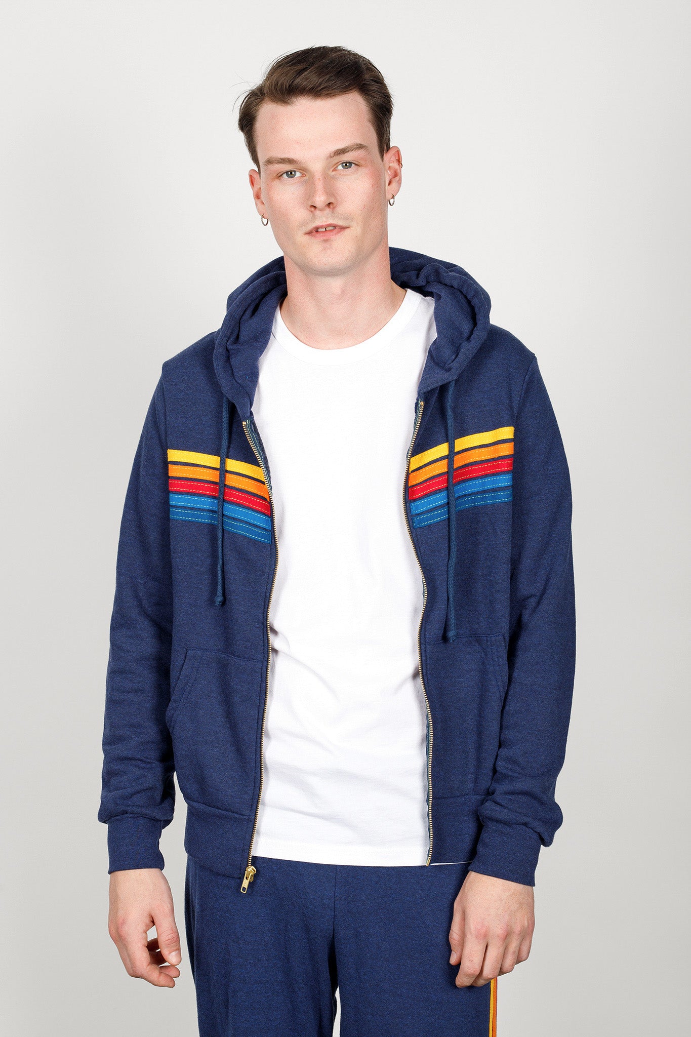 5 Stripe Hoodie Sweaters Aviator Nation