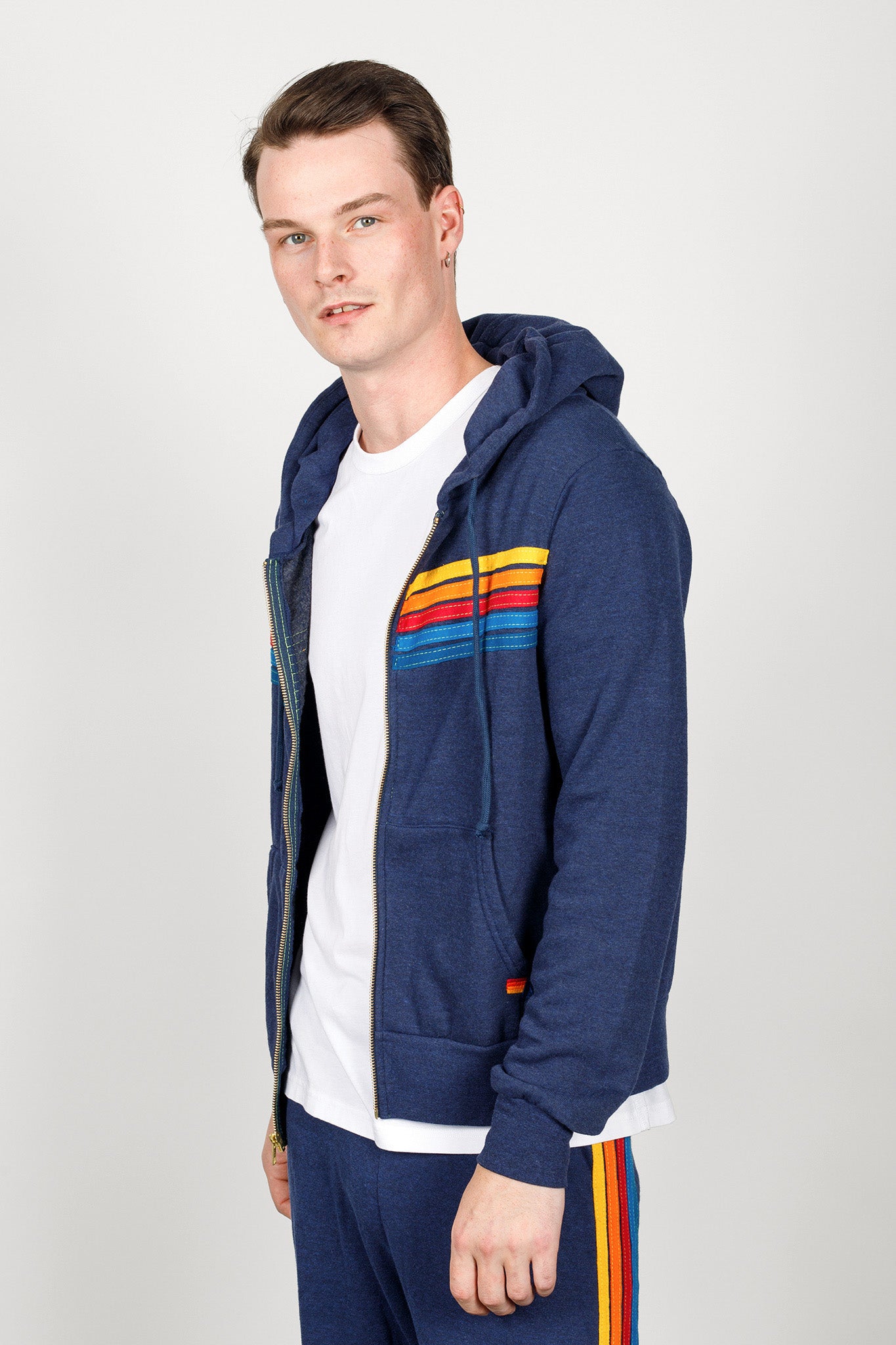 5 Stripe Hoodie Sweaters Aviator Nation