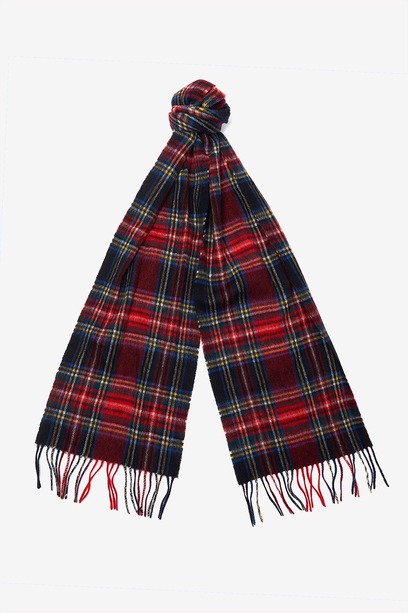 Wool Cashmere Tartan Scarf Scarves Barbour