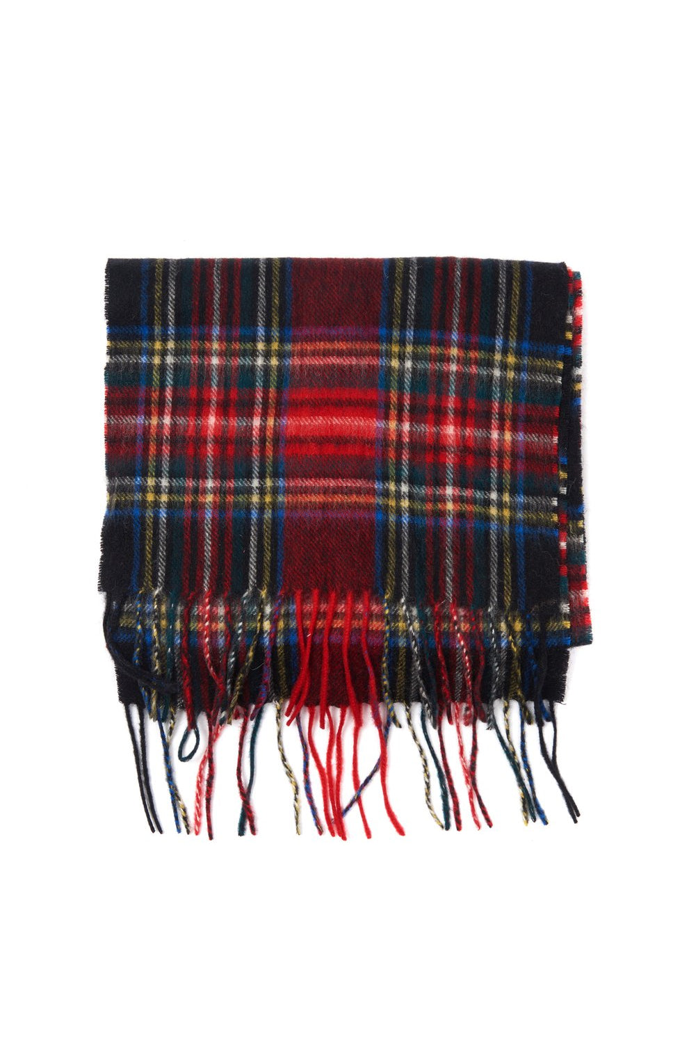 Wool Cashmere Tartan Scarf Scarves Barbour   