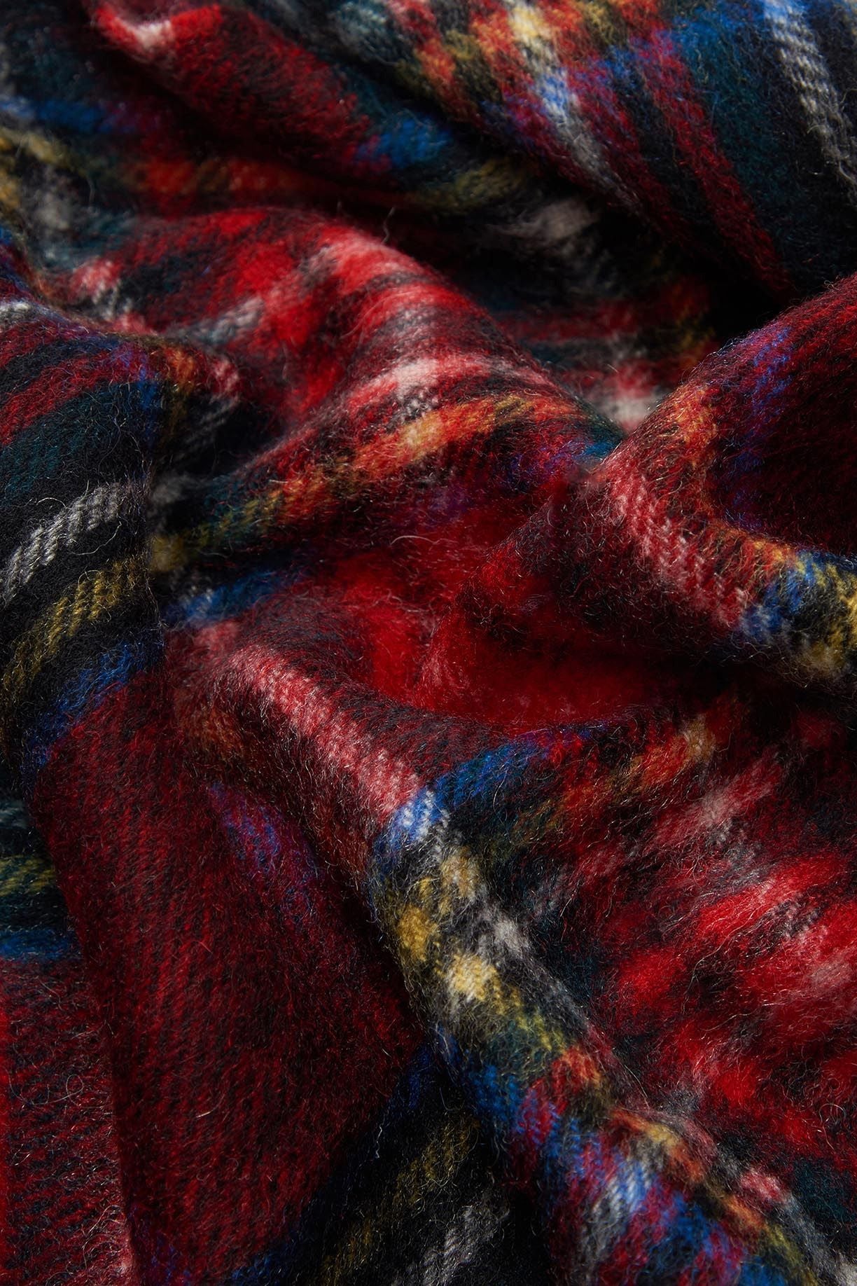 Wool Cashmere Tartan Scarf Scarves Barbour