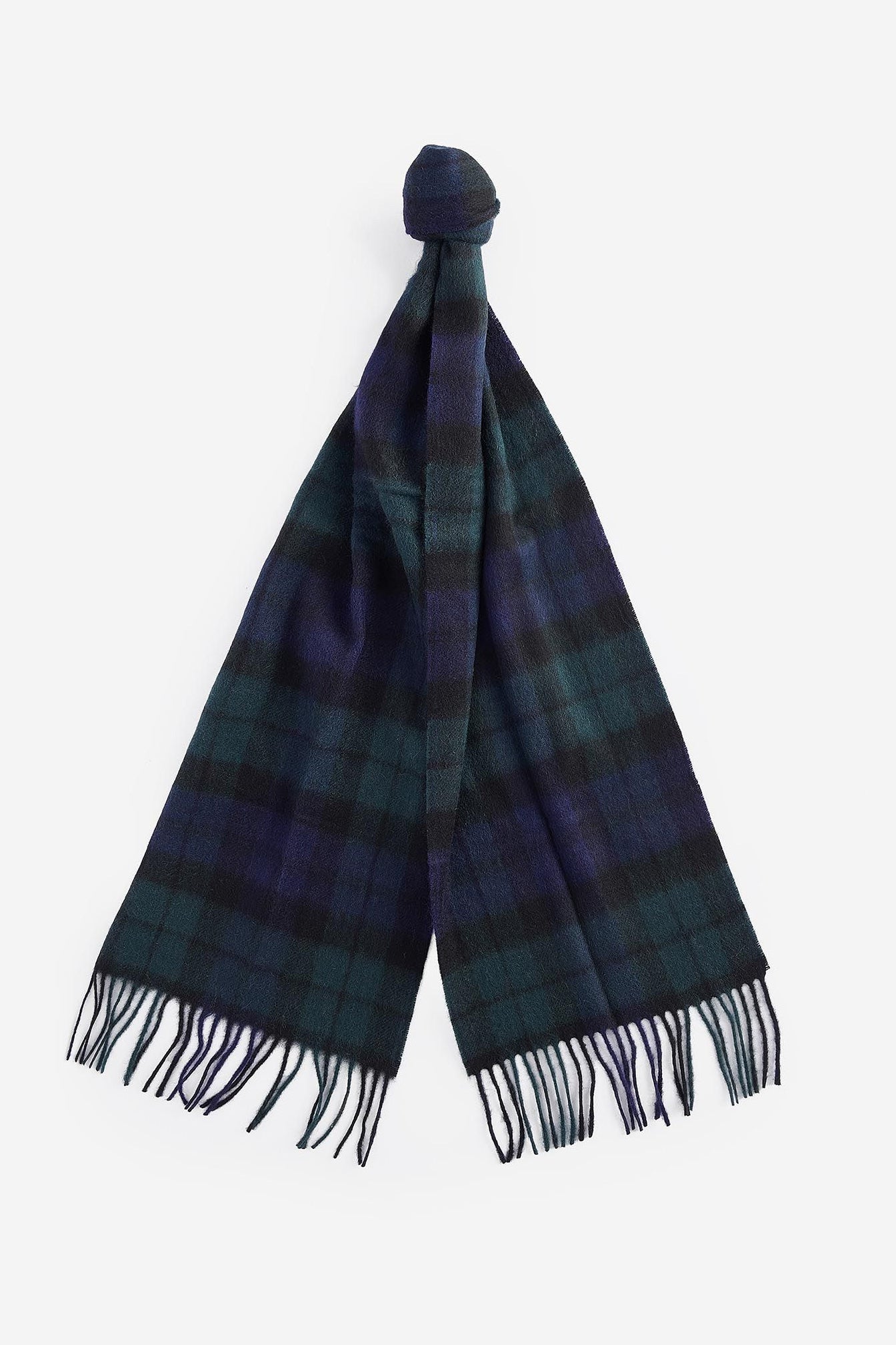 Wool Cashmere Tartan Scarf Scarves Barbour